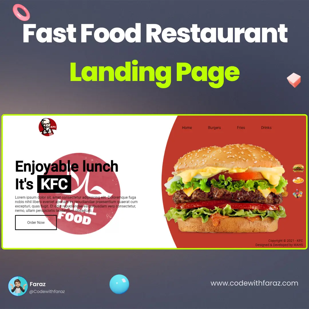 Creating a Fast Food Restaurant Landing Page with HTML and CSS.webp